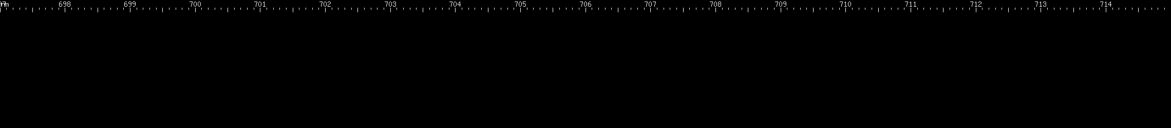 Spectral lines of Promethium.