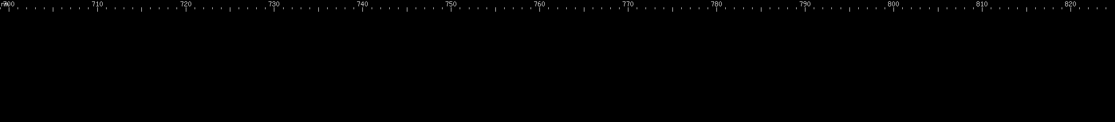 Spectral lines of Promethium.