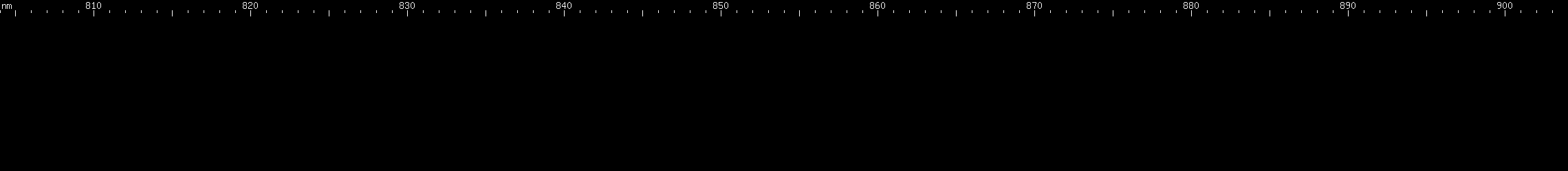 Spectral lines of Promethium.