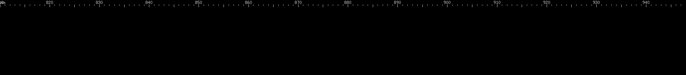 Spectral lines of Promethium.
