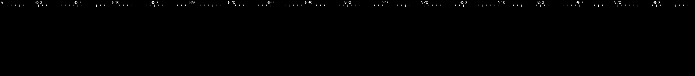Spectral lines of Promethium.