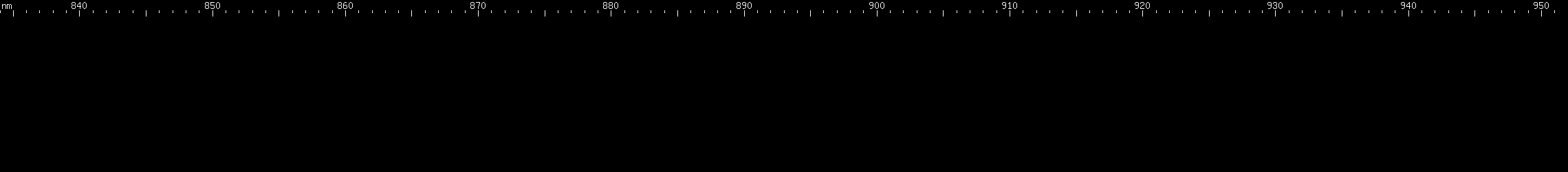 Spectral lines of Promethium.