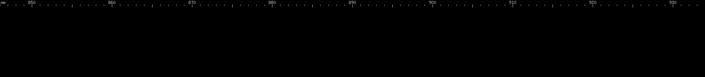 Spectral lines of Promethium.