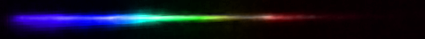 Photograph of emission spectrum of Arsenic.